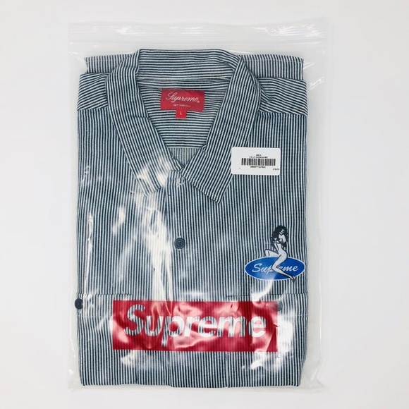 supreme pin up work shirt